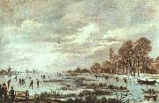 Aert van der Neer Winter Landscape France oil painting reproduction